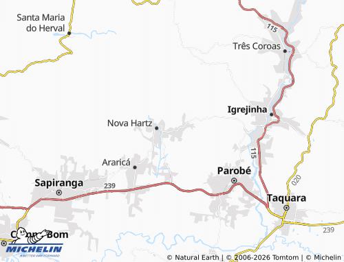 Mapa MICHELIN Primavera - ViaMichelin