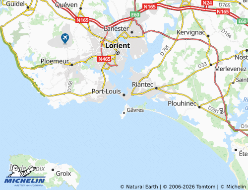 MICHELIN-Landkarte Port-Louis - ViaMichelin