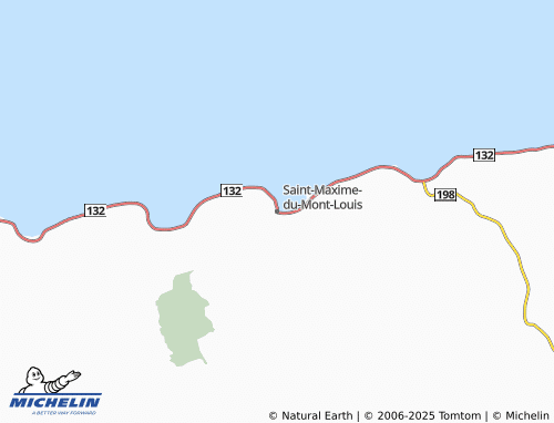 MICHELIN Saint-Maxime-du-Mont-Louis map - ViaMichelin