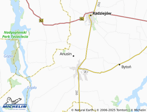 Carte MICHELIN Anusin - ViaMichelin