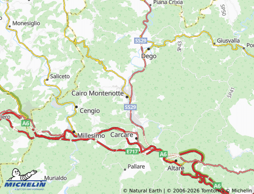 Mappa MICHELIN Cairo Montenotte - ViaMichelin