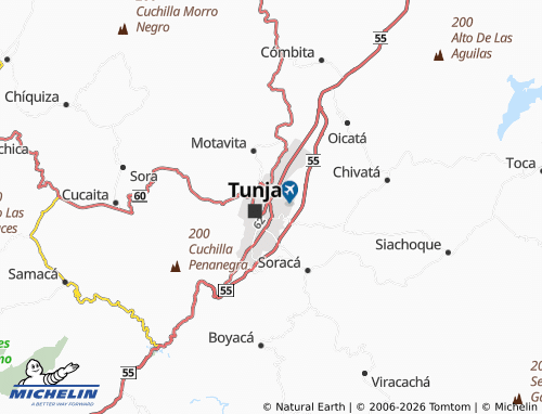 Mapa MICHELIN Militar - ViaMichelin