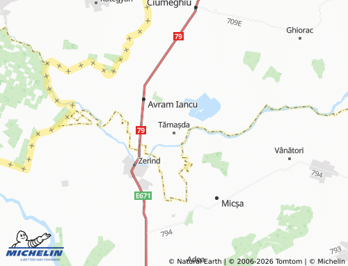 Mappa MICHELIN Tămașda - ViaMichelin