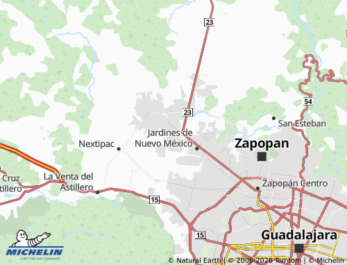 MICHELIN Callejón del Bosque map - ViaMichelin