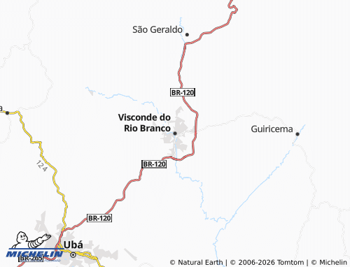 Mappa MICHELIN Visconde do Rio Branco - ViaMichelin