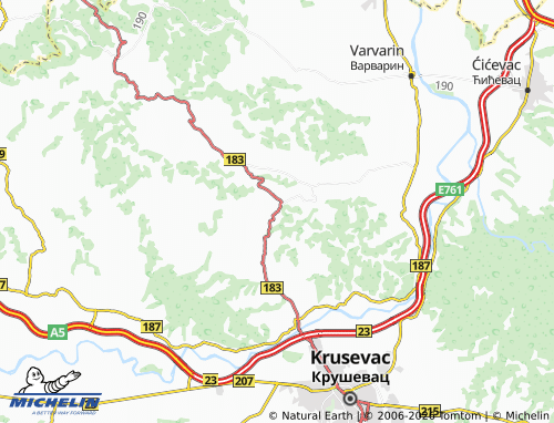 Carte MICHELIN Padež - ViaMichelin