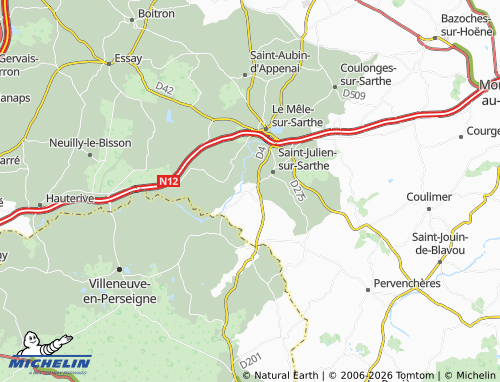 MICHELIN Barville map - ViaMichelin