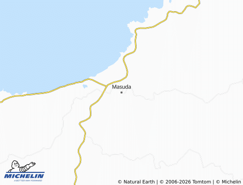 MICHELIN-Landkarte Masuda - ViaMichelin