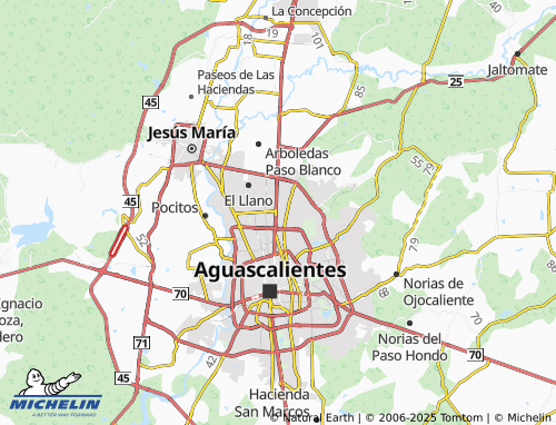 MICHELIN Centro Comercial y Residencial Altaria map - ViaMichelin