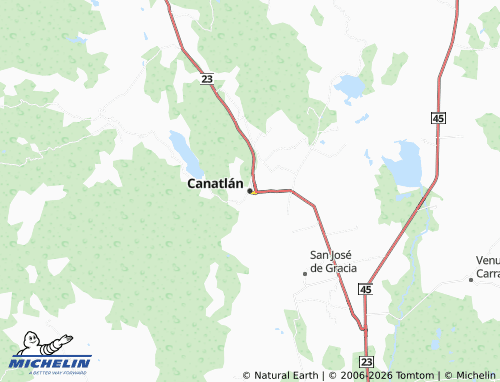 MICHELIN-Landkarte Canatlán - ViaMichelin
