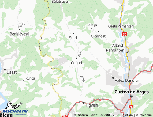 Mappa MICHELIN Cepari - ViaMichelin