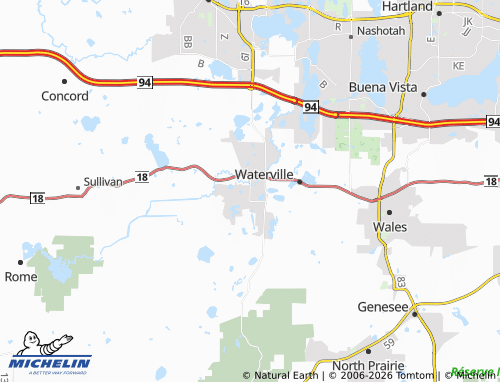 Mappa MICHELIN Dousman - ViaMichelin