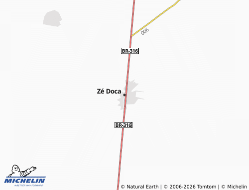 Mappa MICHELIN Zé Doca - ViaMichelin