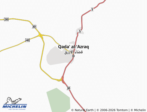 MICHELIN Al Azraq map - ViaMichelin