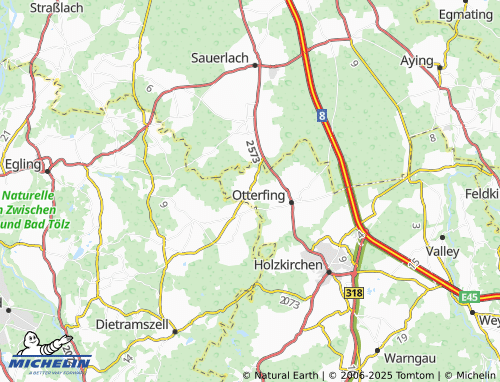 MICHELIN Wettlkam map - ViaMichelin