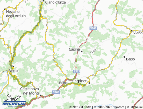 Mappa MICHELIN Migliara-Boastra - ViaMichelin