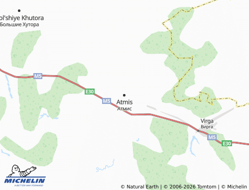 MICHELIN-Landkarte Atmis - ViaMichelin
