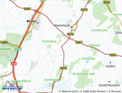 Carte MICHELIN Bruntinge - ViaMichelin