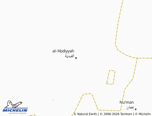 Mapa MICHELIN al-'Abdiyyah - ViaMichelin