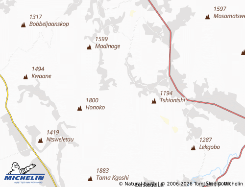 MICHELIN-Landkarte Mamphahlane - ViaMichelin