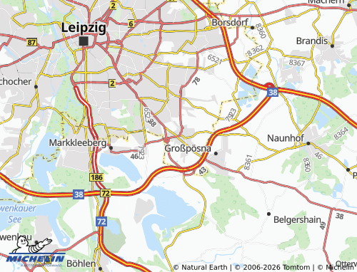 MICHELIN Liebertwolkwitz map - ViaMichelin