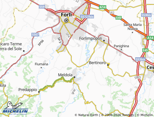 MICHELIN-Landkarte Farrazzano - ViaMichelin