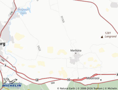 Kaart MICHELIN Phula Mine - ViaMichelin