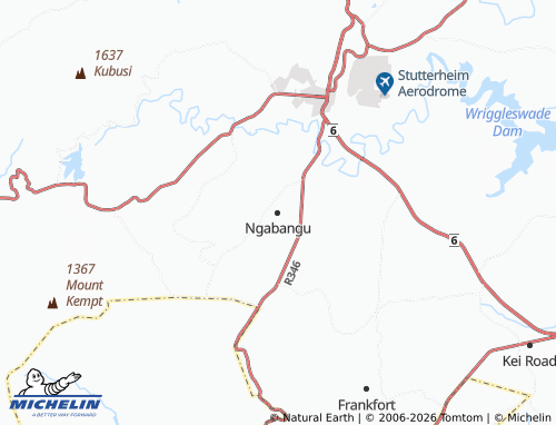 MICHELIN-Landkarte Ngabangu - ViaMichelin