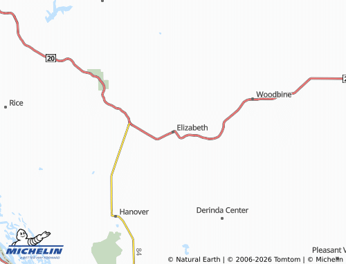 Mapa MICHELIN Elizabeth - ViaMichelin