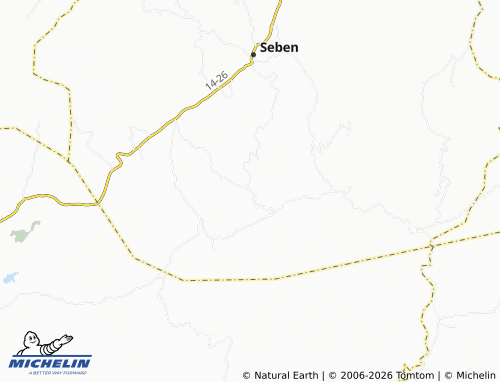 MICHELIN Susuz map - ViaMichelin