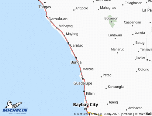 Mappa MICHELIN Bunga - ViaMichelin