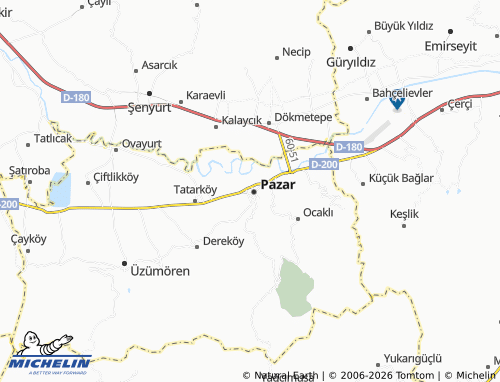 MICHELIN Sinanpaşa map - ViaMichelin