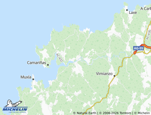 MICHELIN Xaras map - ViaMichelin