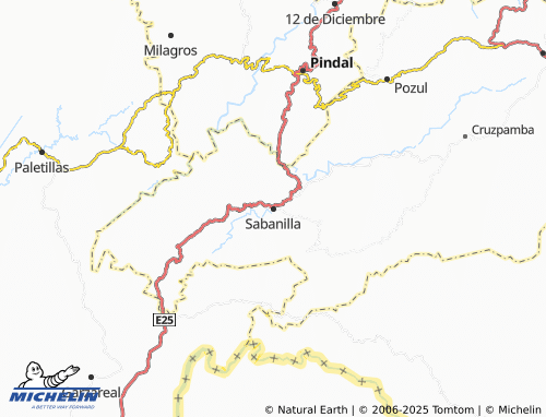 MICHELIN Sabanilla map - ViaMichelin