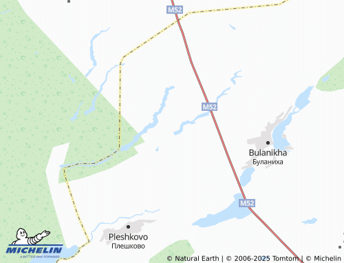 MICHELIN Parizhskaya Kommuna map - ViaMichelin