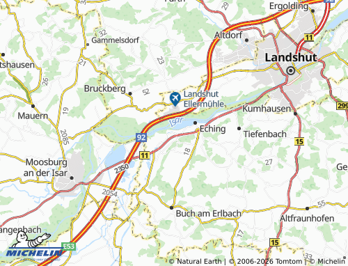 MICHELIN Weixerau map - ViaMichelin