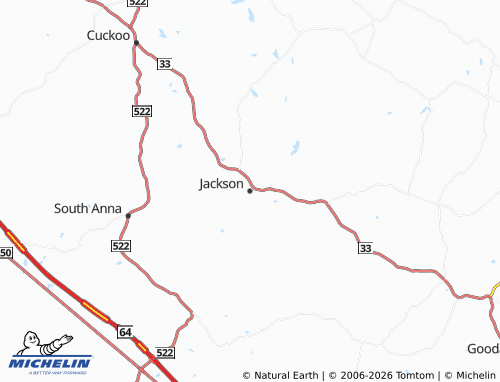 Mappa MICHELIN Jackson - ViaMichelin