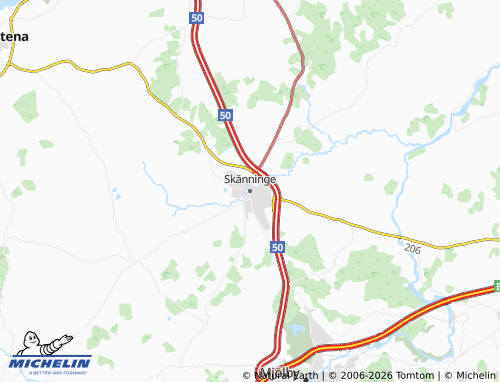 Carte MICHELIN Skänninge - ViaMichelin