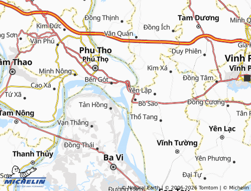 Mapa MICHELIN Bạch Hạc - ViaMichelin