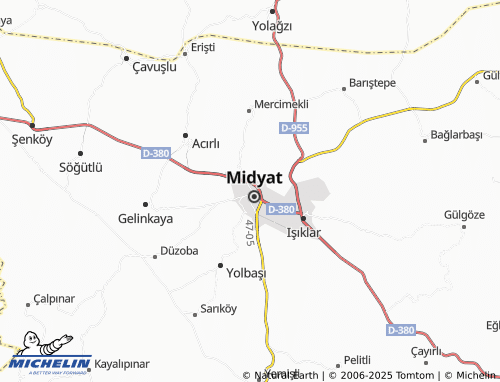 MICHELIN Ulucami map - ViaMichelin