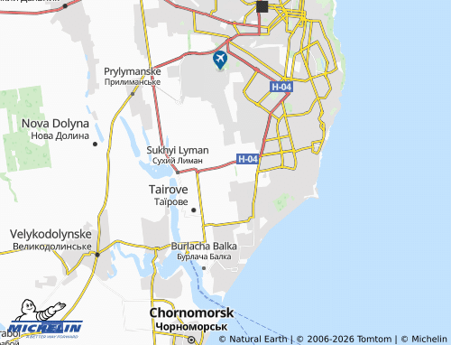 Mapa MICHELIN Lymanka - ViaMichelin