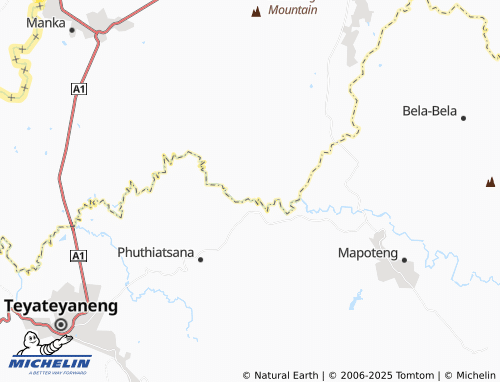 MICHELIN Ha Qhomane map - ViaMichelin
