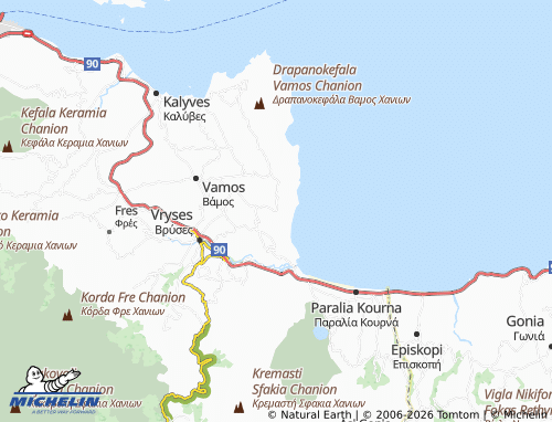 MICHELIN Likotinarea map - ViaMichelin