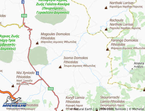 Carte MICHELIN Polydendri - ViaMichelin
