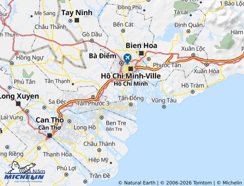 Mapa MICHELIN Cần Đước - ViaMichelin