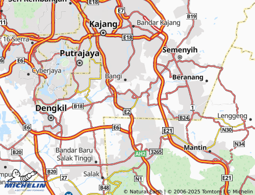 MICHELIN Kampung Bangi map - ViaMichelin