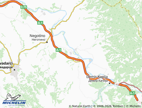 MICHELIN Dubrovo map - ViaMichelin
