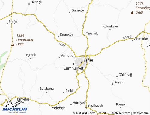 Mapa MICHELIN Kemer - ViaMichelin