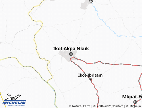 MICHELIN Ikot Akpa Nkuk map - ViaMichelin