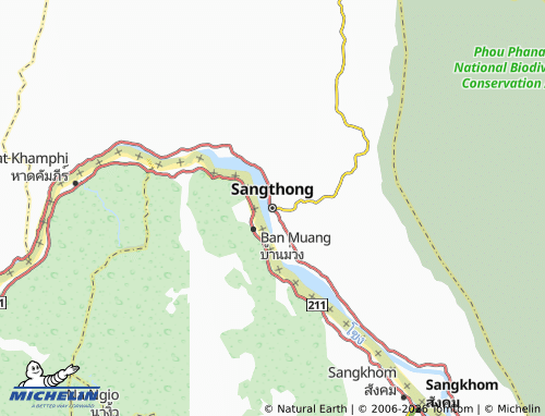 Carte MICHELIN Sangthong - ViaMichelin
